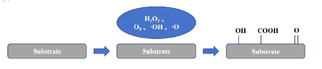 Surface modification of nano injection molded polymer by plasma treatment