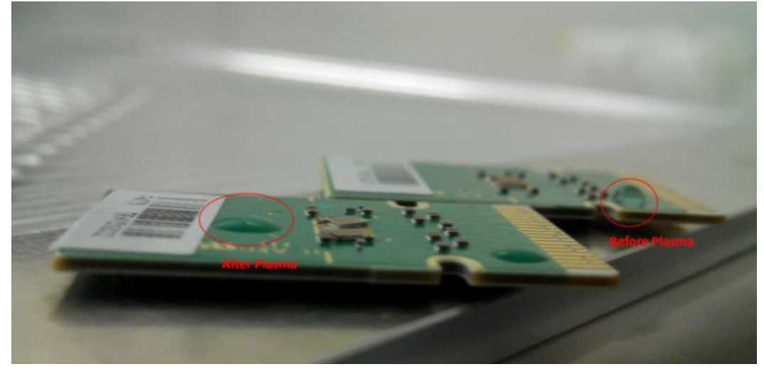 Plasma cleaning before gold wire bonding in optical module packaging to improve wire bonding strength