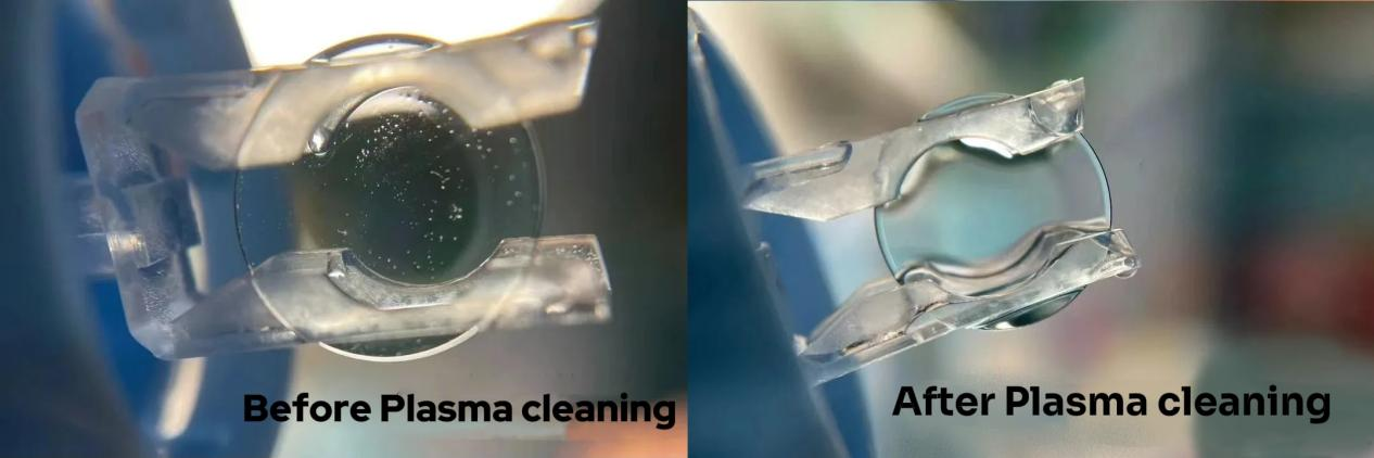 Application of plasma cleaning technology for orthokeratology lenses (OK lenses)