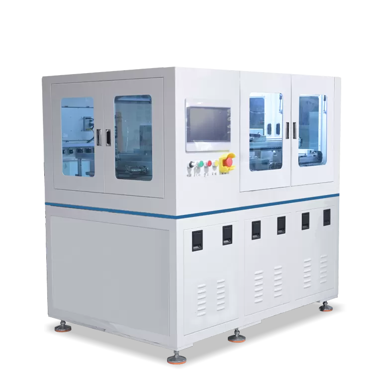 Online four track vacuum plasma cleaning machine