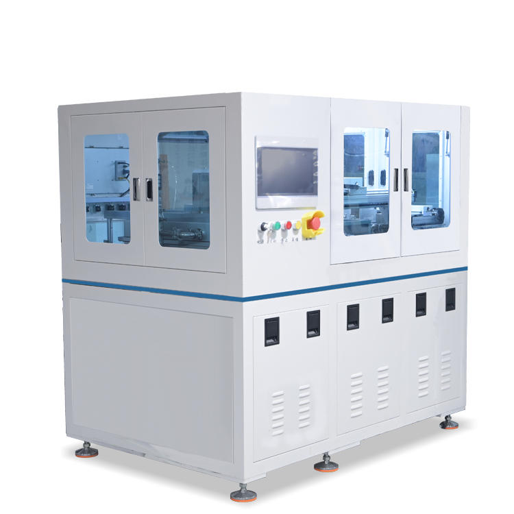 Online four track vacuum plasma cleaning machine