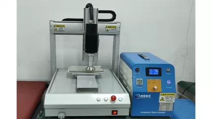 Multi-axis platform jet plasma cleaing