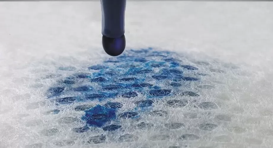 Oxygen plasma treatment improves the hydrophilicity of polypropylene non-woven fabric