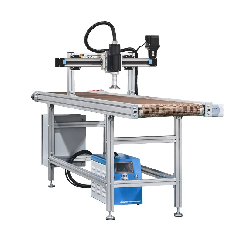 Mesh-belt Atmospheric Plasma Treater