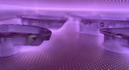 Plasma cleaning of vulcanized rubber improves adhesion