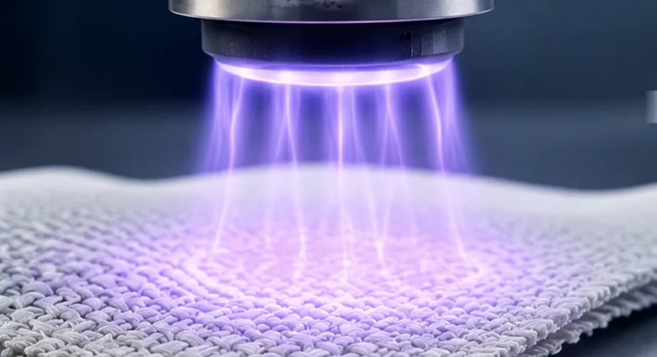 Plasma treatment improves the dyeing performance of polyester fabrics